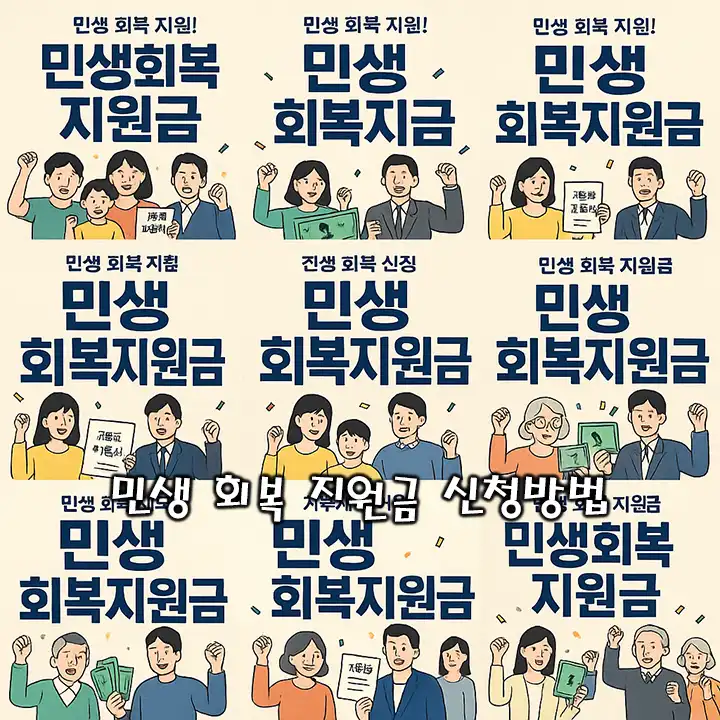 민생회복지원금 신청방법