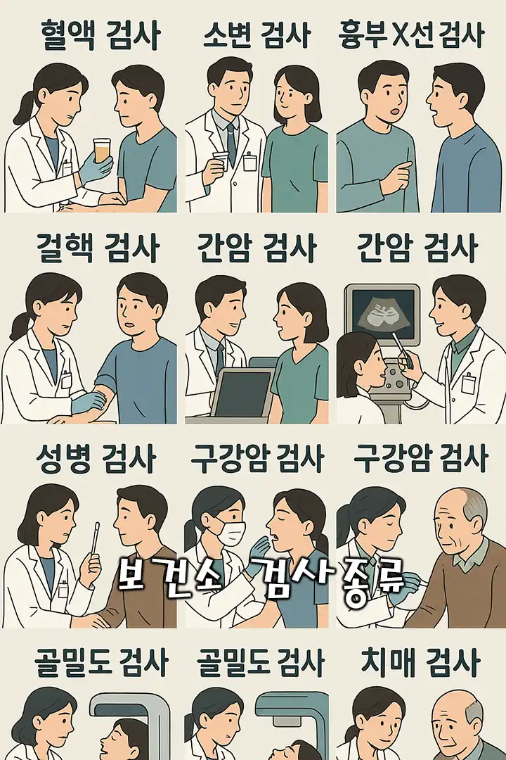 보건소 검사 종류